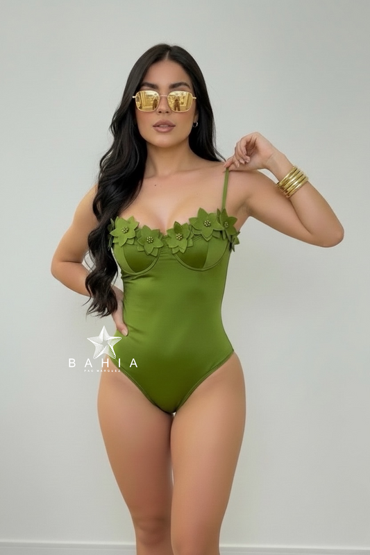 Set completo flor de oliva
