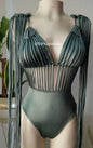 Macramé tiras cascada