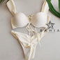 Bikini perla marfil