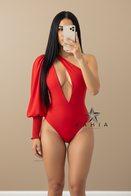 Enterizo luna roja