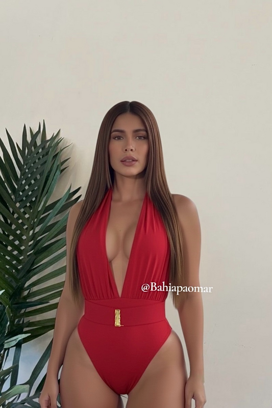 Enterizo rojo