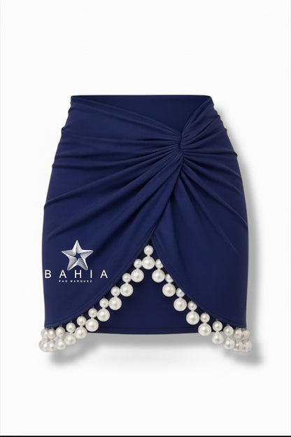 Falda perlas