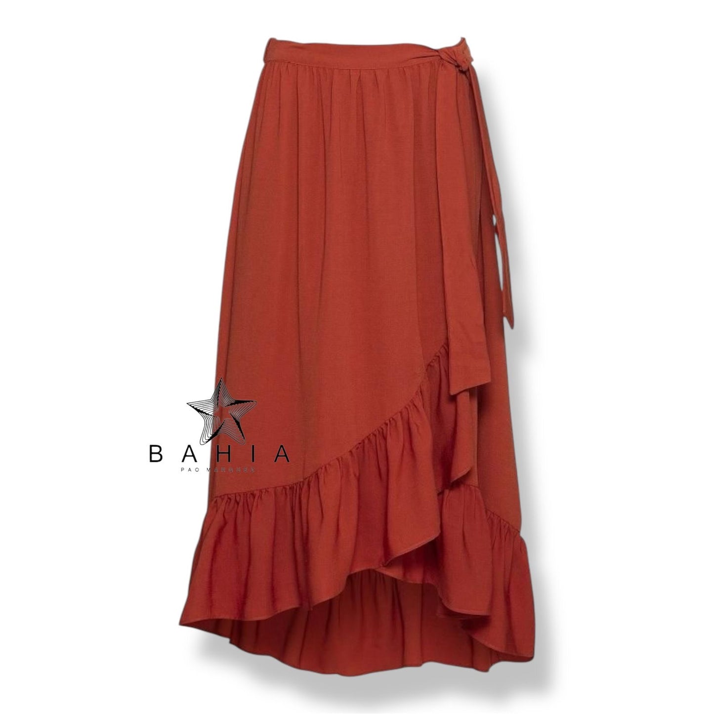 Maxi falda roja