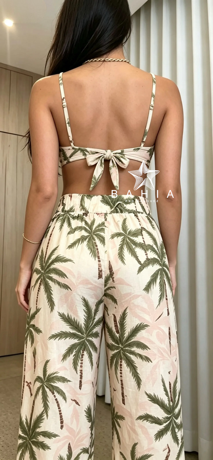 Set pantalon palma áurea