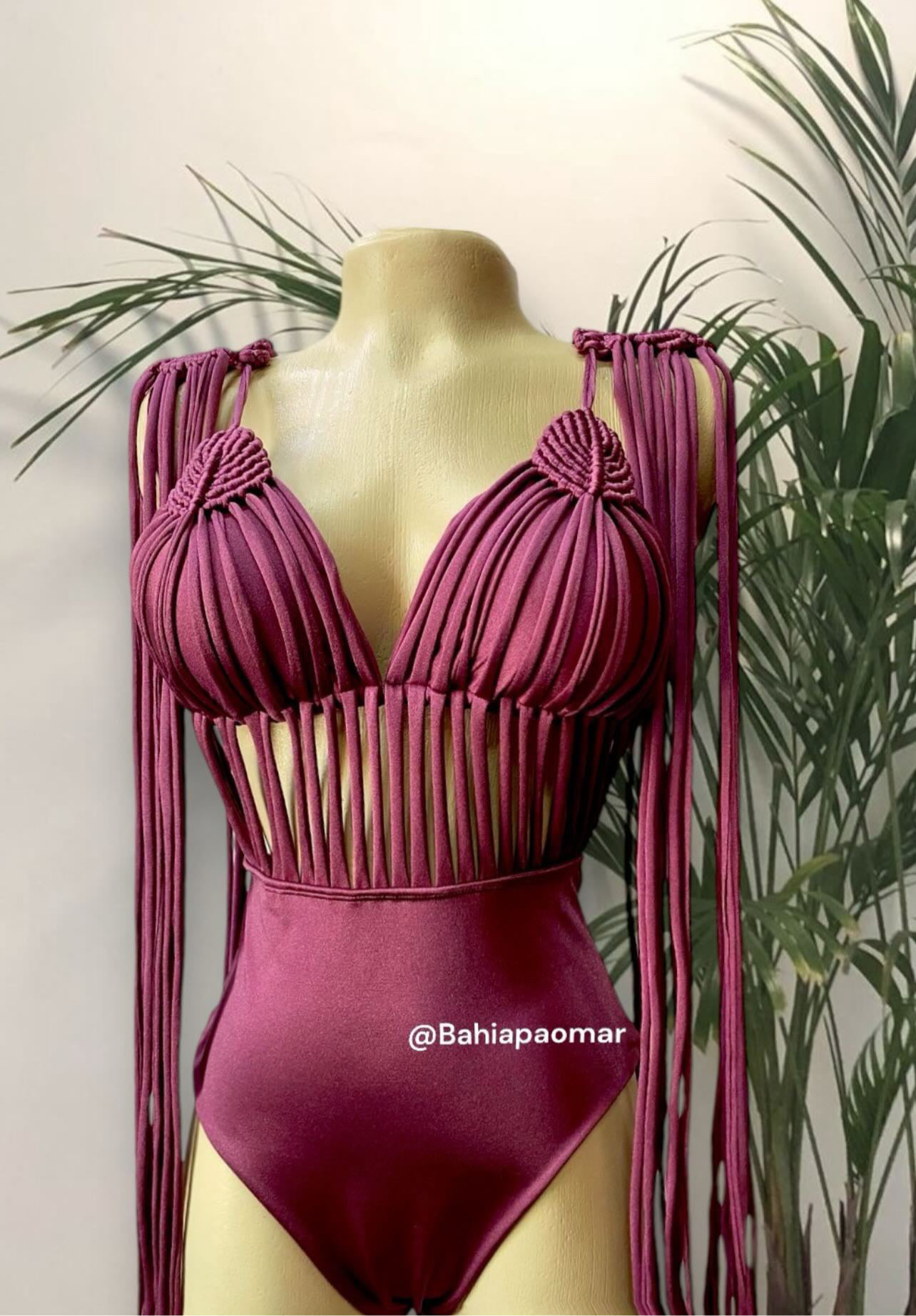 Macramé tiras cascada