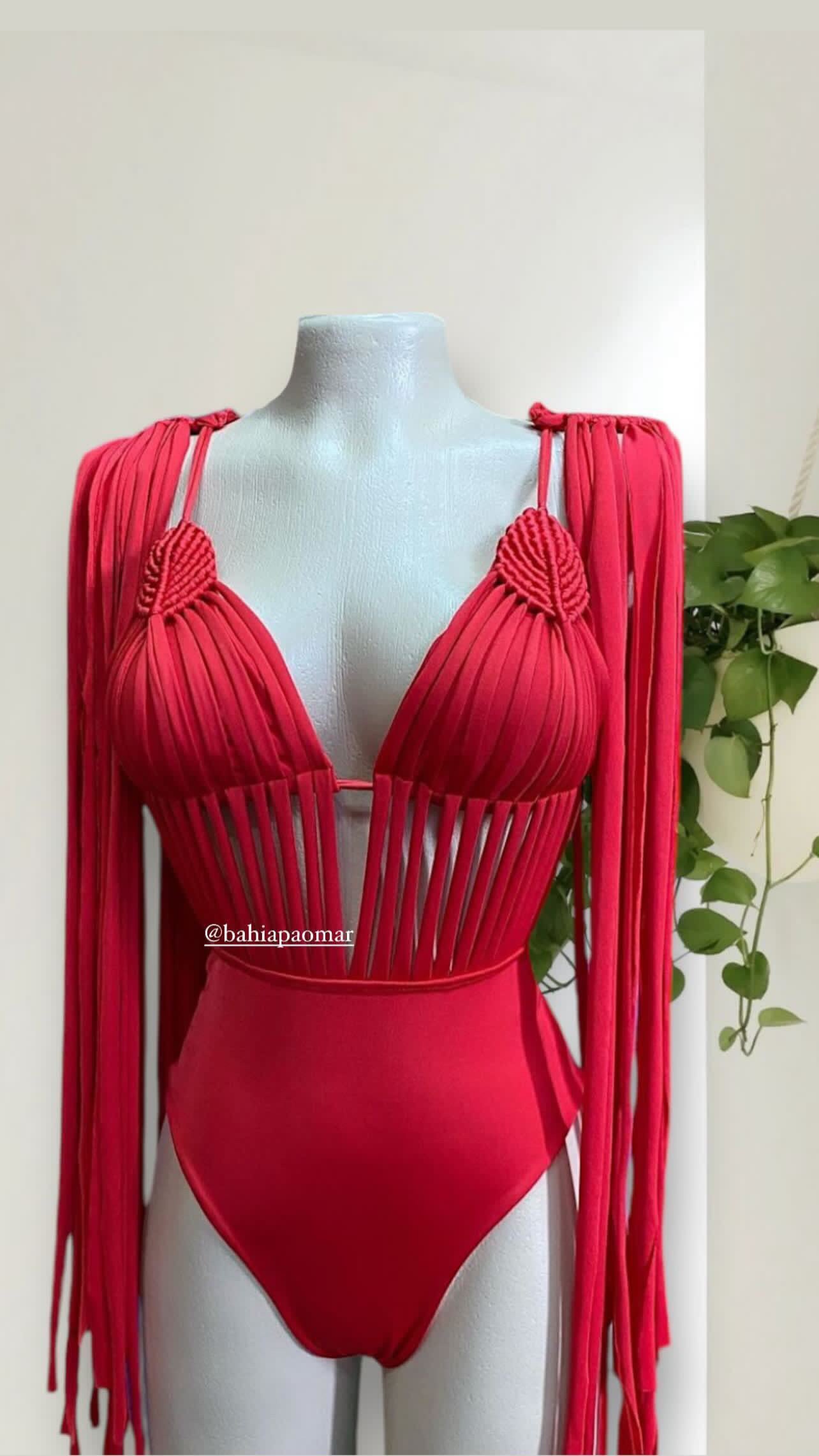 Macramé tiras cascada