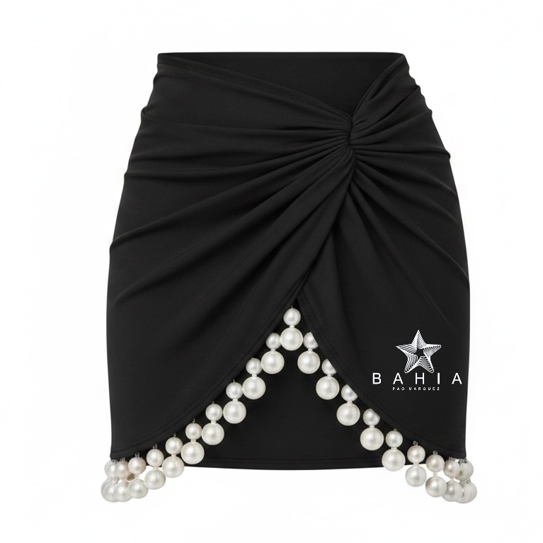 Falda perlas